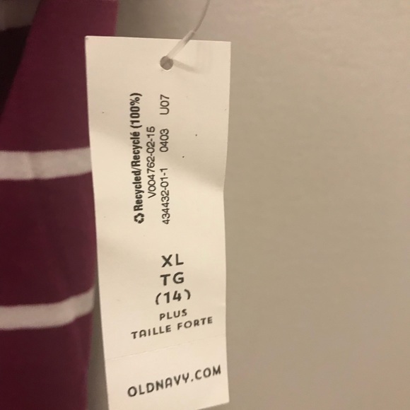 Old Navy Junior Striped Midi Dress - Picture 3 of 3